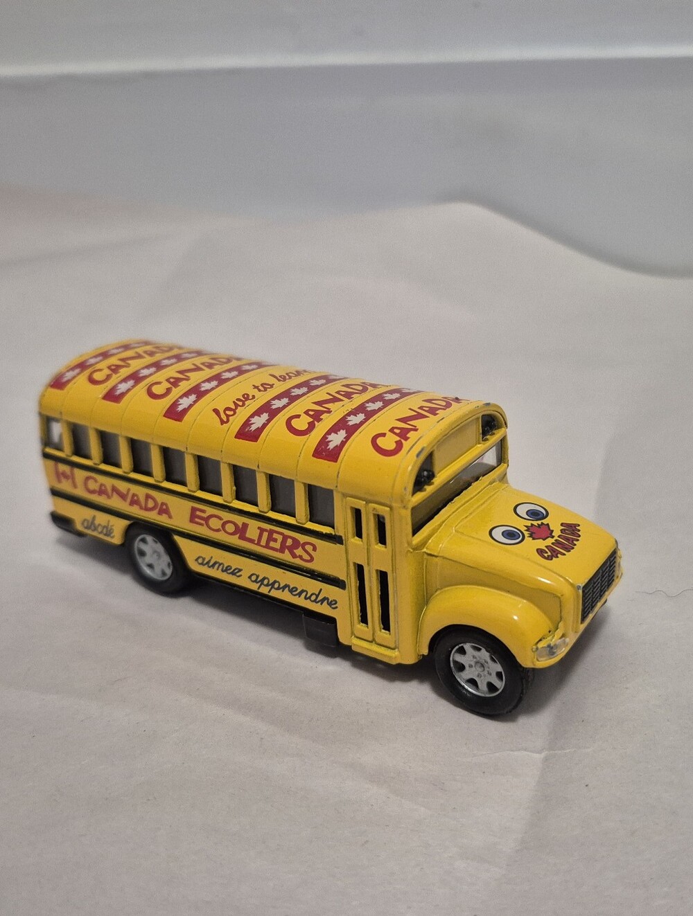 Loose Diecast Montreal Canada School Bus Functioning Door & Stop Sign